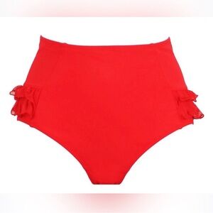 Pour Moi red Splash Control brief Bottom UK 10 US 6 NWT
